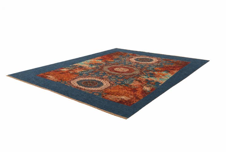 Detail image of 8' 5 x 10' 4 Hand Knotted Mamluk Ziegler Rug