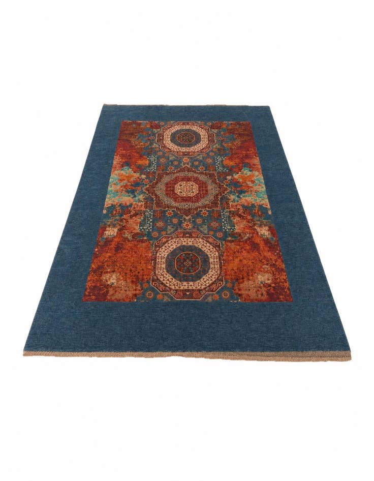 Detail image of 8' 5 x 10' 4 Hand Knotted Mamluk Ziegler Rug