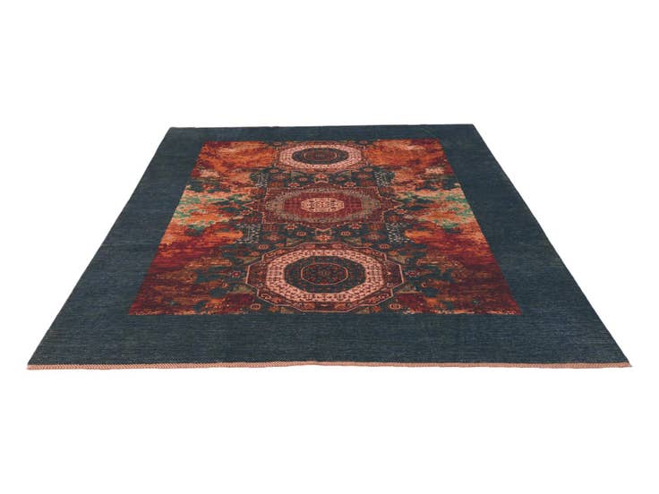 Detail image of 8' 5 x 10' 4 Hand Knotted Mamluk Ziegler Rug