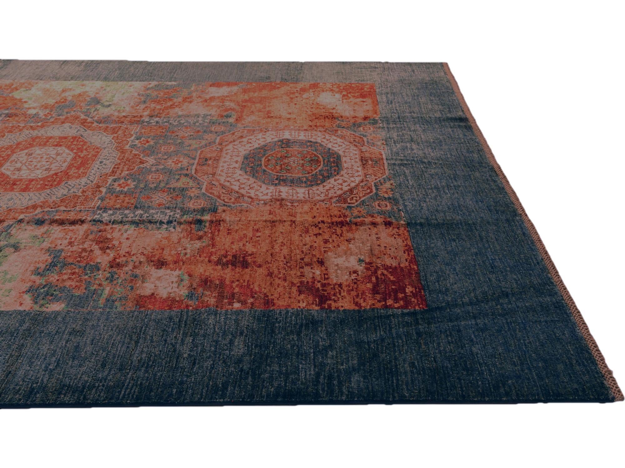 8' 5 x 10' 4 Hand Knotted Mamluk Ziegler Rug