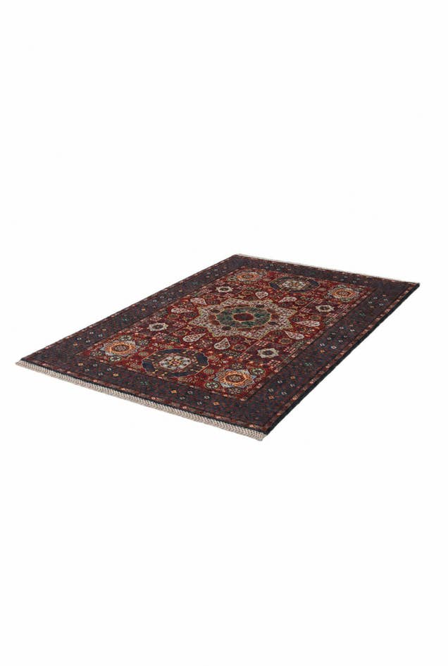 Detail image of 3' 4 x 4' 10 Hand Knotted Mamluk Ziegler Rug