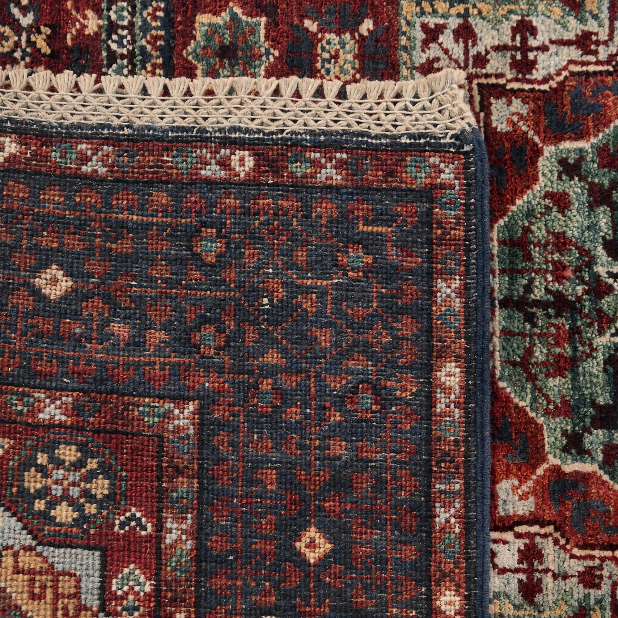100cm x 145cm Hand Knotted Mamluk Ziegler Rug