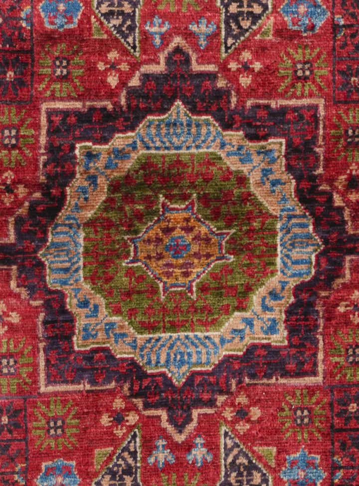 3' 5 x 5' 3 Hand Knotted Mamluk Ziegler Rug