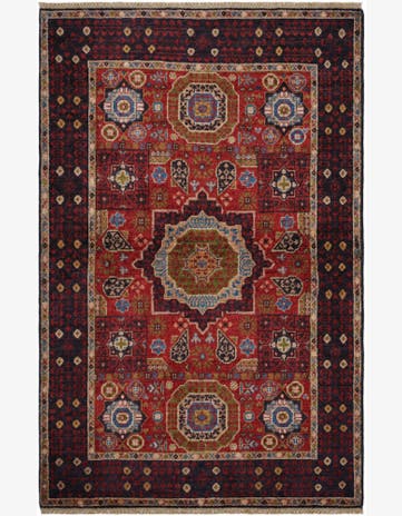 3' 5 x 5' 3 Hand Knotted Mamluk Ziegler Rug