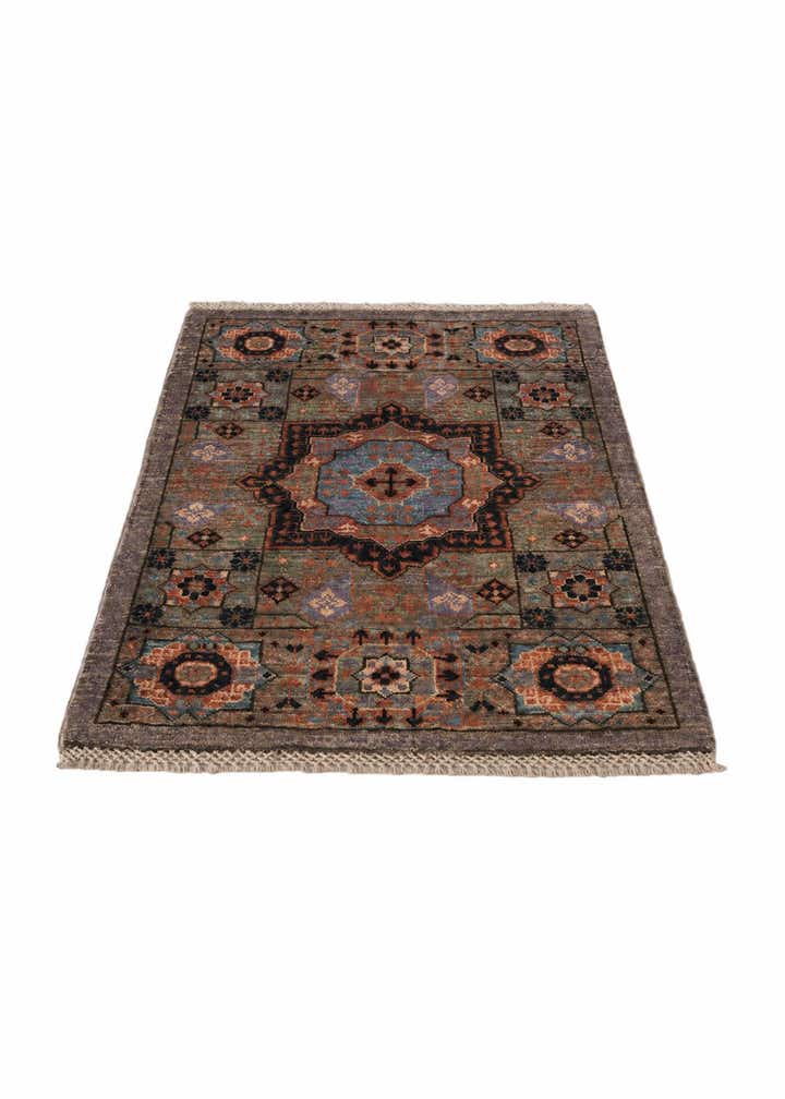 2' x 3' Hand Knotted Mamluk Ziegler Rug