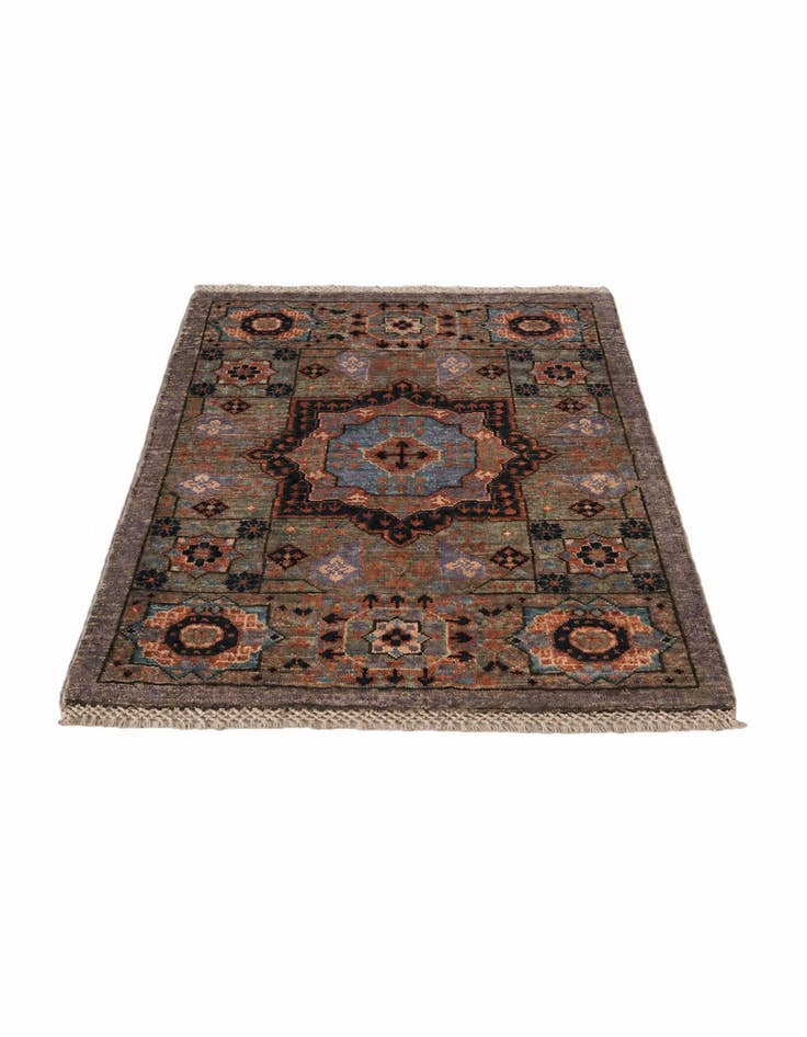 Detail image of 2' x 3' Hand Knotted Mamluk Ziegler Rug