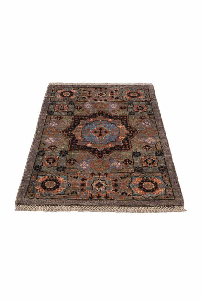 2' x 3' Hand Knotted Mamluk Ziegler Rug