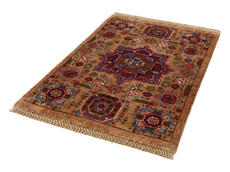 Detail image of 2' x 3' 1 Hand Knotted Mamluk Ziegler Rug
