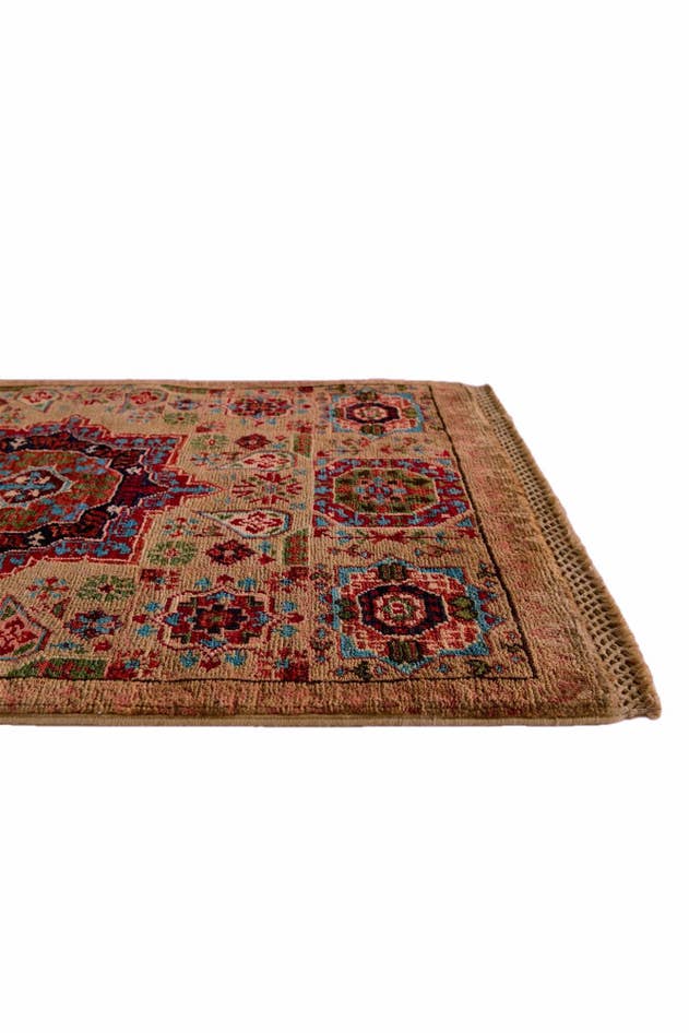 Detail image of 2' x 3' 1 Hand Knotted Mamluk Ziegler Rug