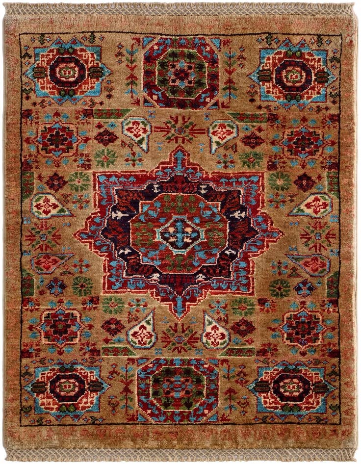 Detail image of 2' x 3' 1 Hand Knotted Mamluk Ziegler Rug