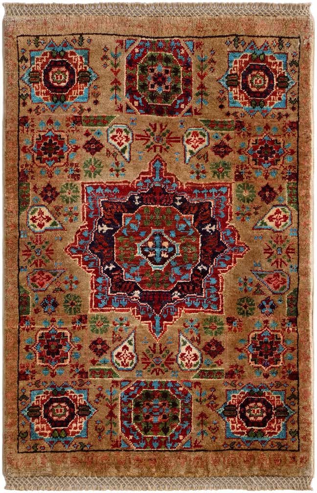 2' x 3' 1 Hand Knotted Mamluk Ziegler Rug