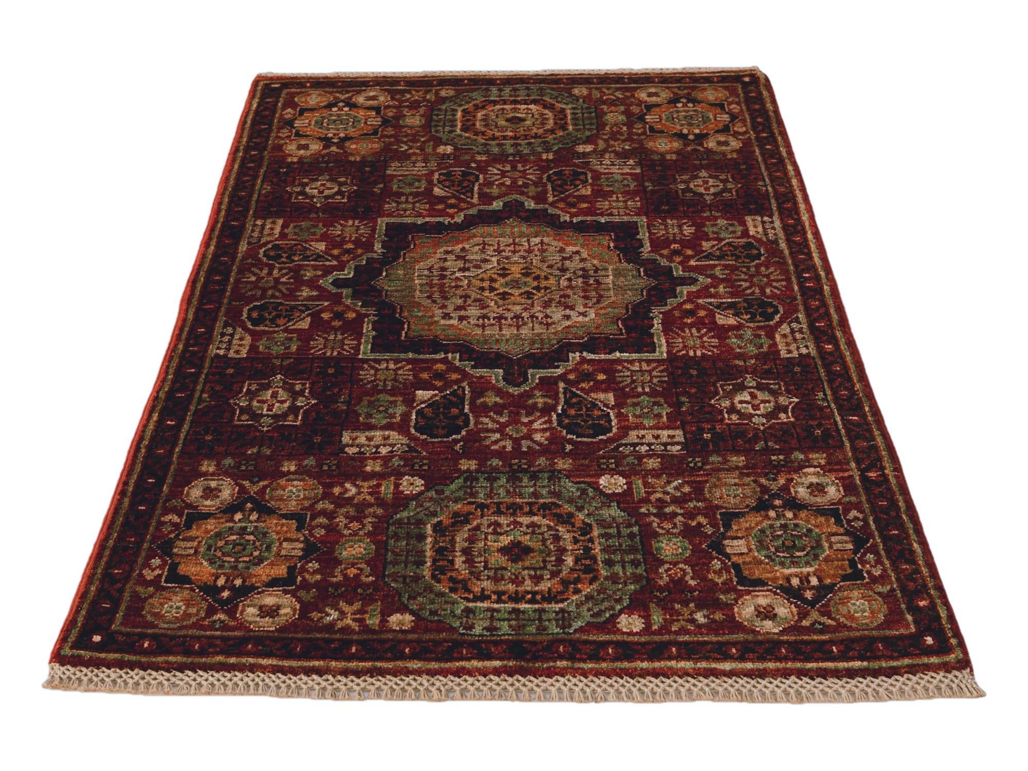 2' 7 x 4' 1 Hand Knotted Mamluk Ziegler Rug