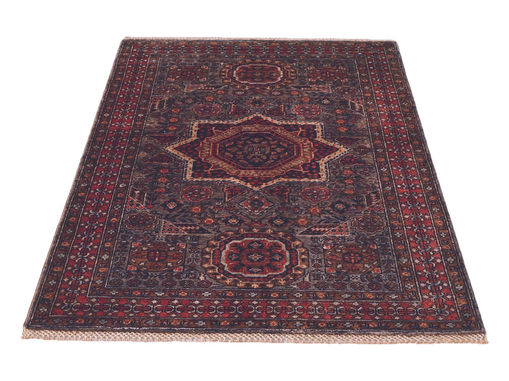 3' 5 x 5' Hand Knotted Mamluk Ziegler Rug