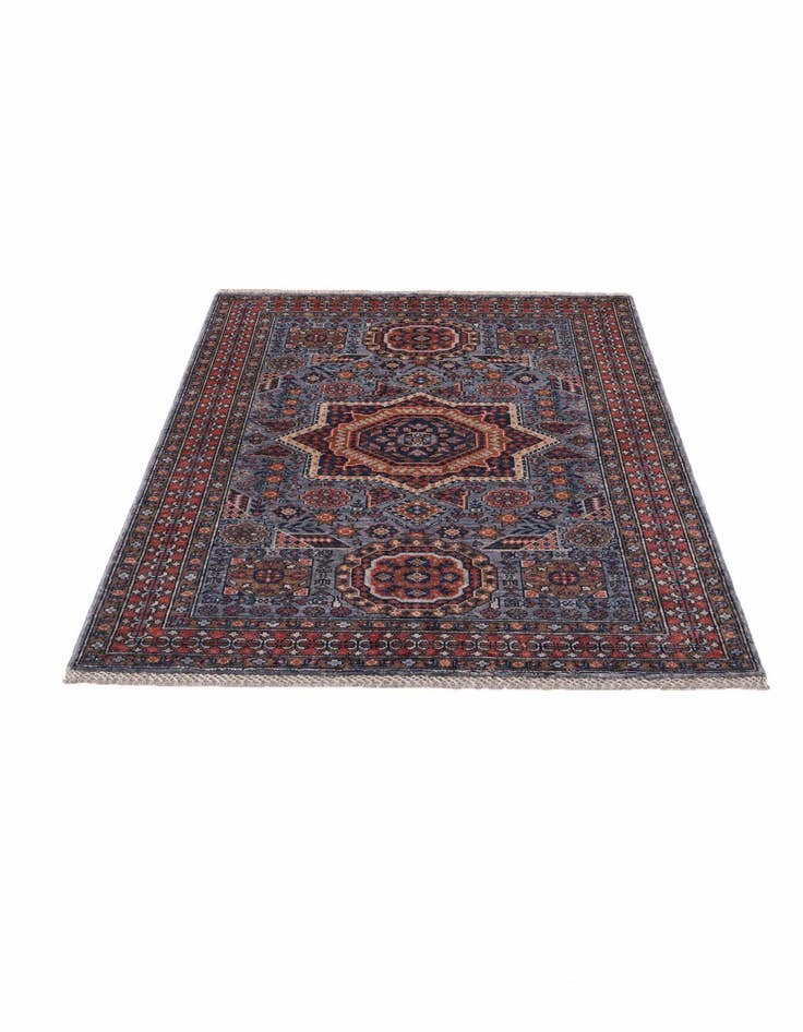 Detail image of 3' 5 x 5' Hand Knotted Mamluk Ziegler Rug