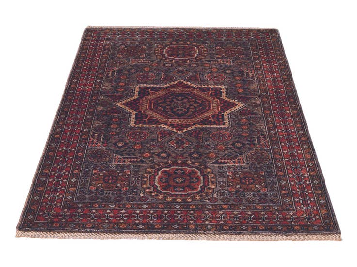 Detail image of 3' 5 x 5' Hand Knotted Mamluk Ziegler Rug
