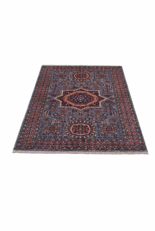 Detail image of 3' 5 x 5' Hand Knotted Mamluk Ziegler Rug