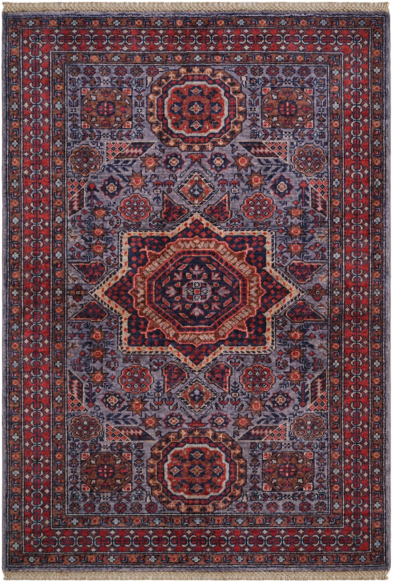 3' 5 x 5' Hand Knotted Mamluk Ziegler Rug