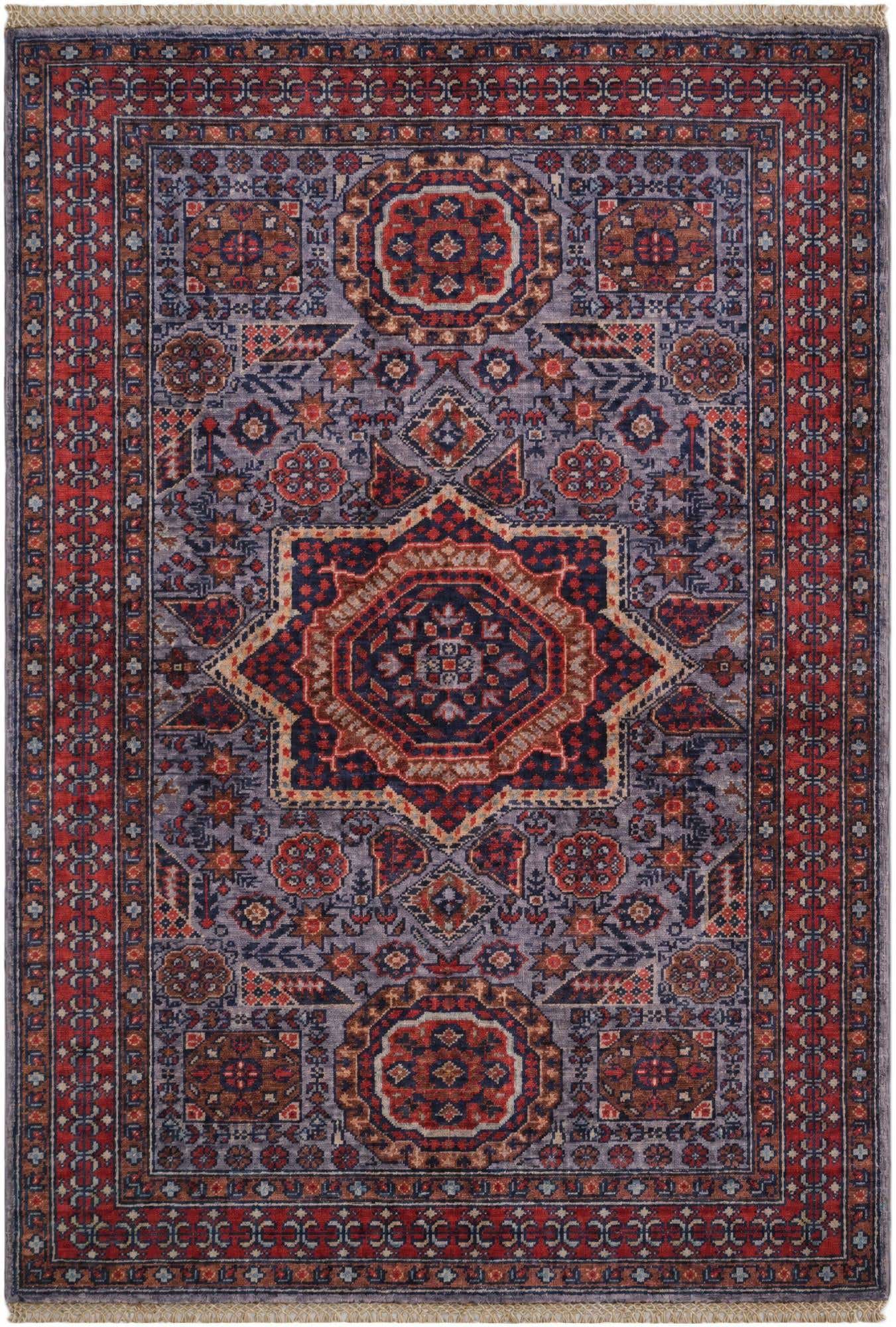 3' 5 x 5' Hand Knotted Mamluk Ziegler Rug