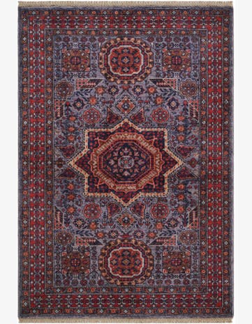 3' 5 x 5' Hand Knotted Mamluk Ziegler Rug
