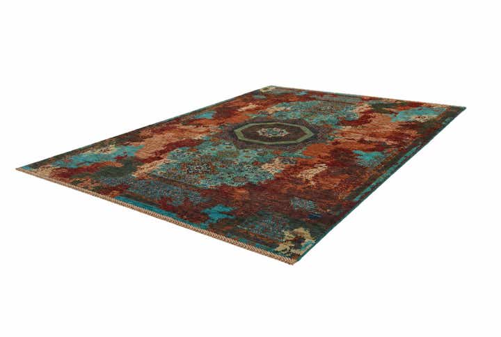 5' 10 x 8' 3 Hand Knotted Mamluk Ziegler Rug