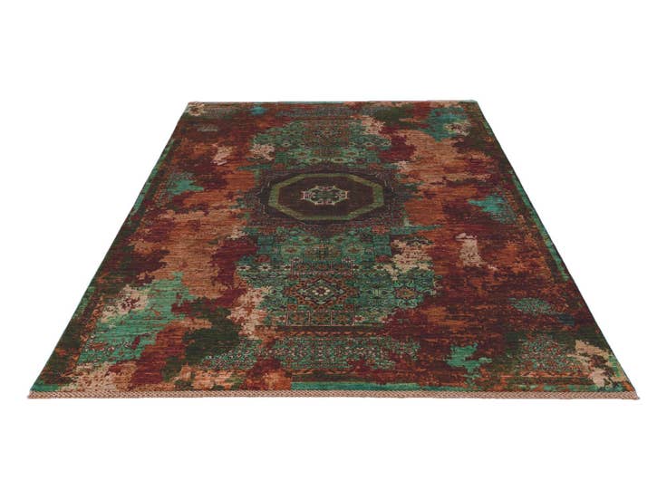 Detail image of 5' 10 x 8' 3 Hand Knotted Mamluk Ziegler Rug