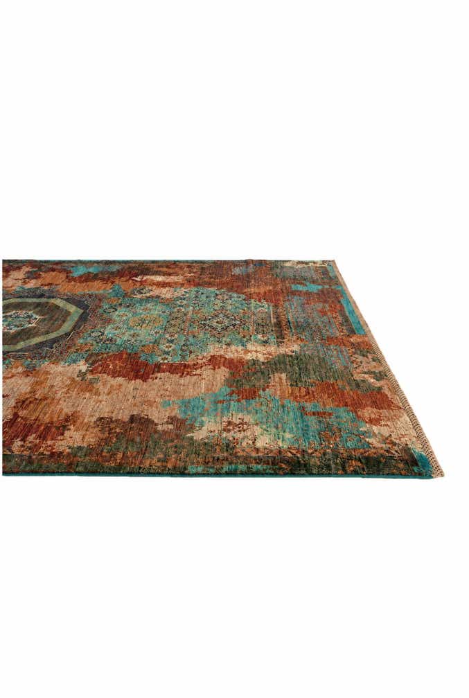 5' 10 x 8' 3 Hand Knotted Mamluk Ziegler Rug