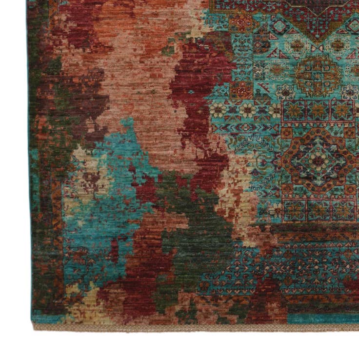 Detail image of 5' 10 x 8' 3 Hand Knotted Mamluk Ziegler Rug