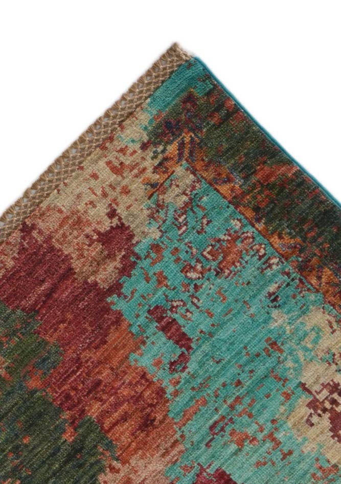 Detail image of 5' 10 x 8' 3 Hand Knotted Mamluk Ziegler Rug