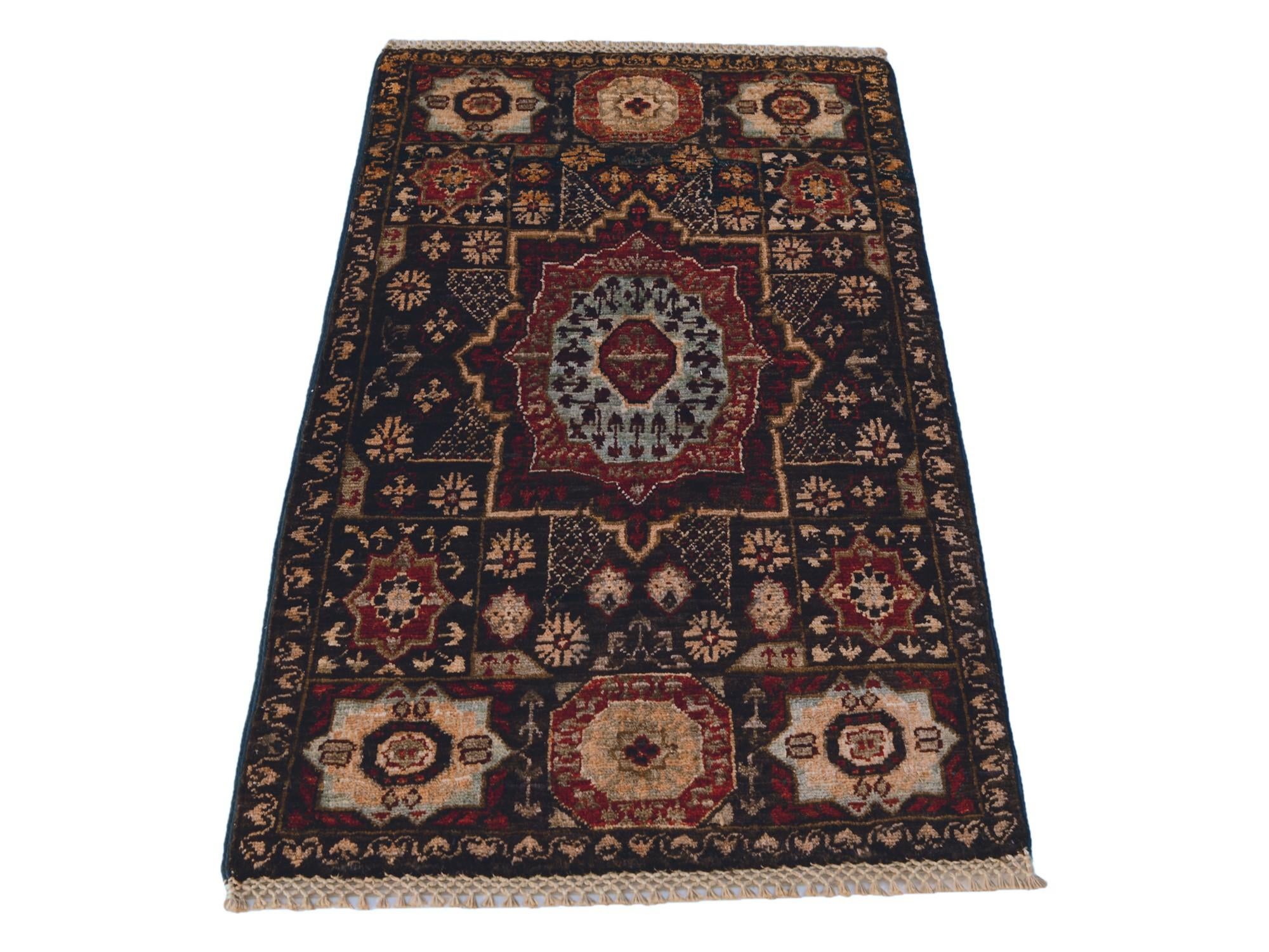1' 11 x 3' 1 Hand Knotted Mamluk Ziegler Rug