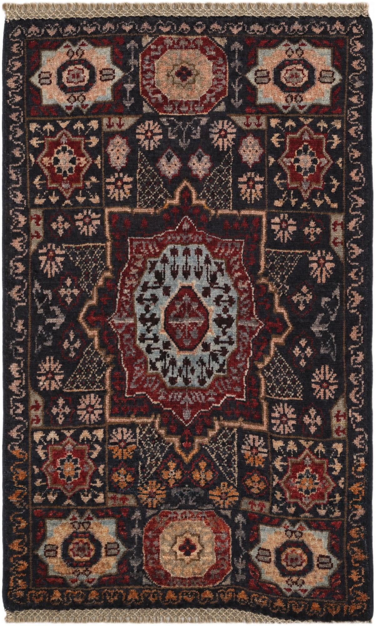 1' 11 x 3' 1 Hand Knotted Mamluk Ziegler Rug