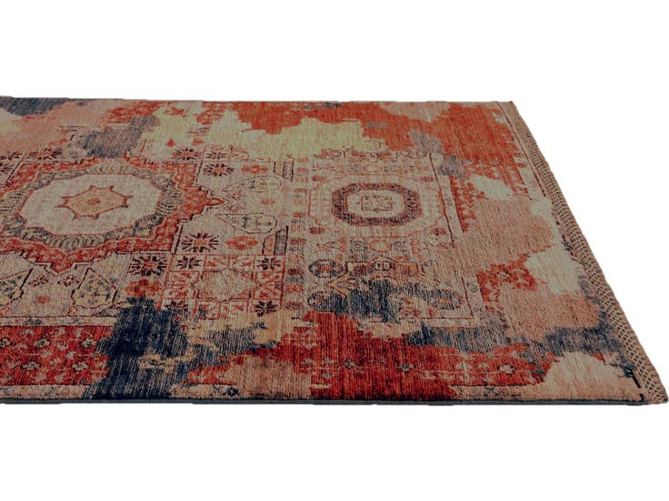 Detail image of 3' 3 x 5' Hand Knotted Mamluk Ziegler Rug