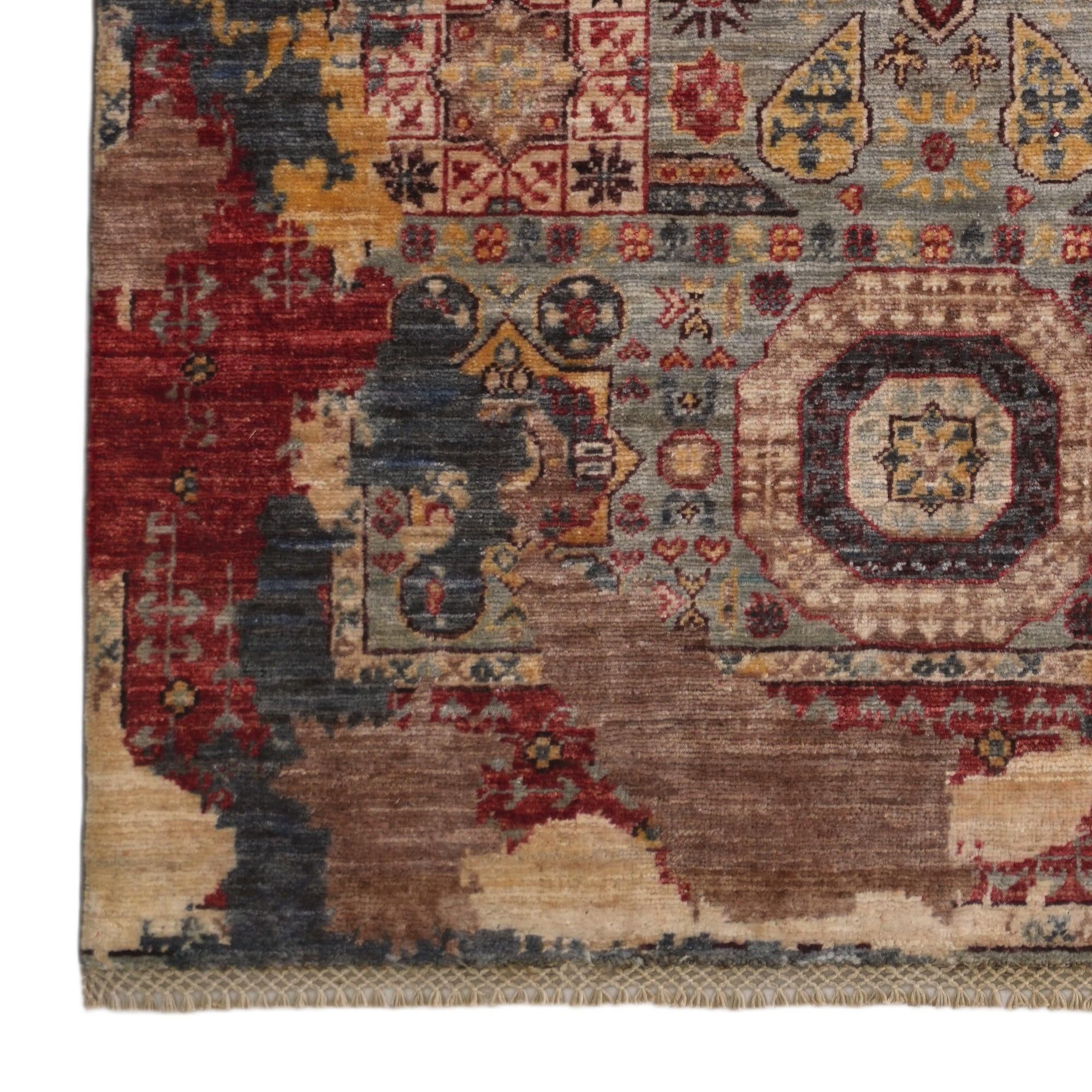 3' 3 x 5' Hand Knotted Mamluk Ziegler Rug