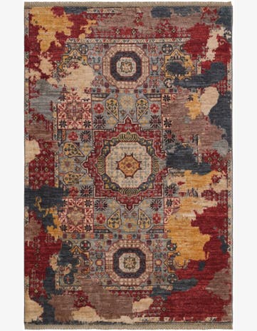 3' 3 x 5' Hand Knotted Mamluk Ziegler Rug