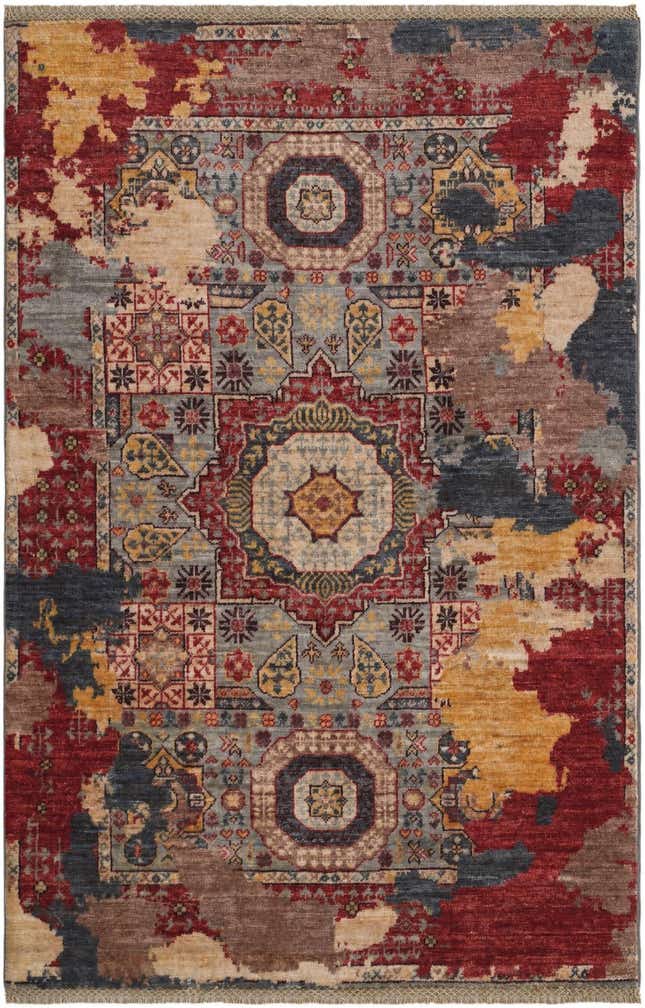 3' 3 x 5' Hand Knotted Mamluk Ziegler Rug