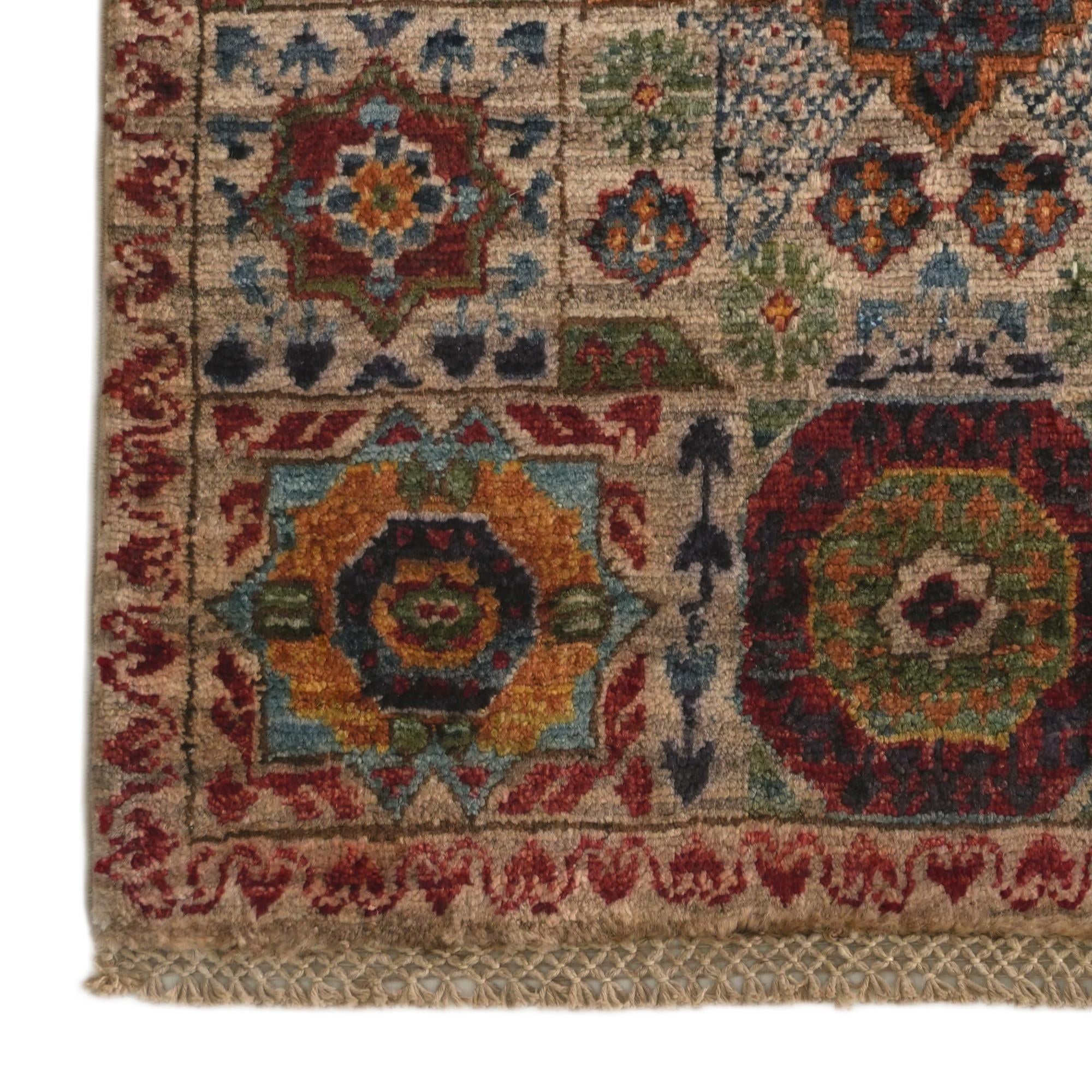 2' x 3' 1 Hand Knotted Mamluk Ziegler Rug