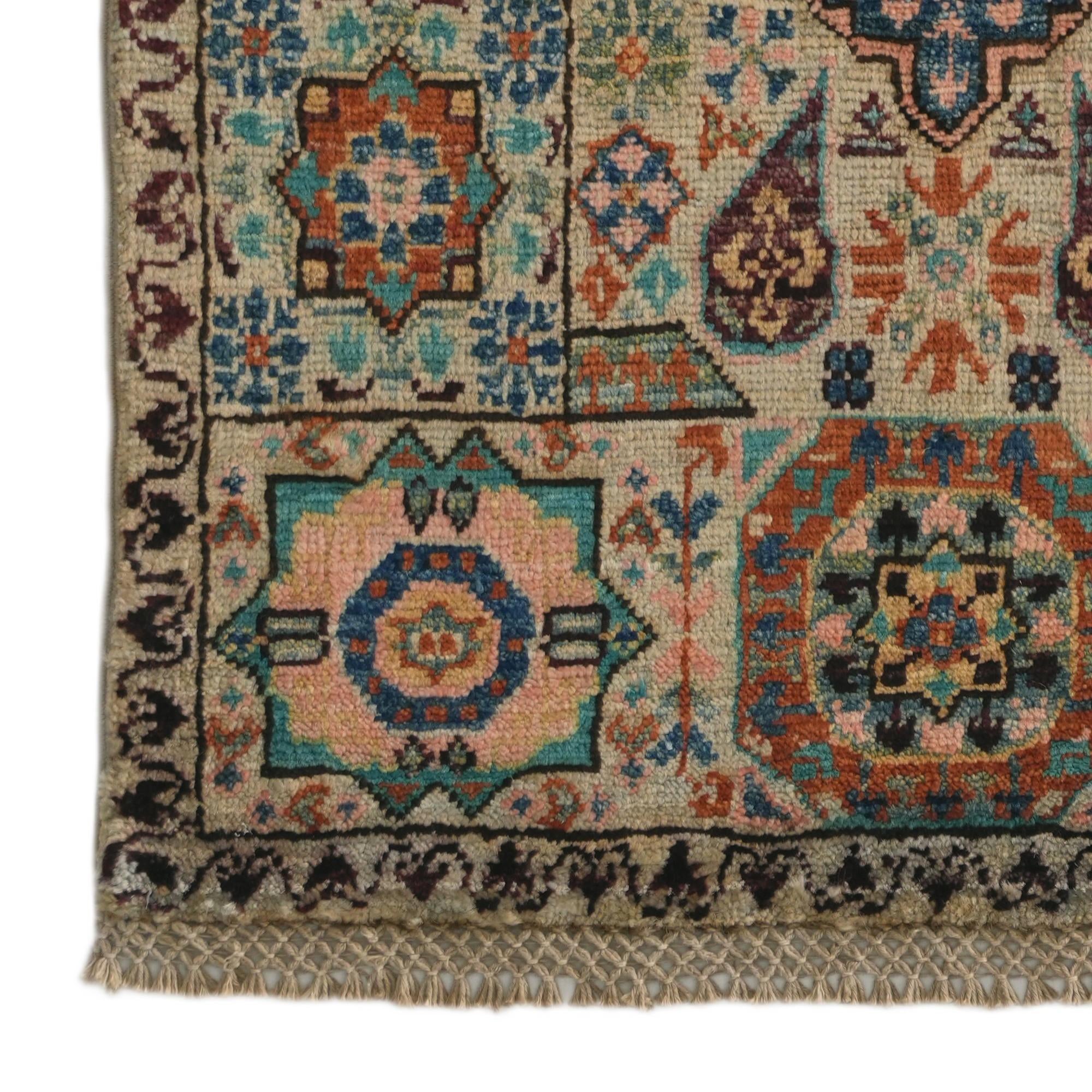 1' 11 x 3' 1 Hand Knotted Mamluk Ziegler Rug