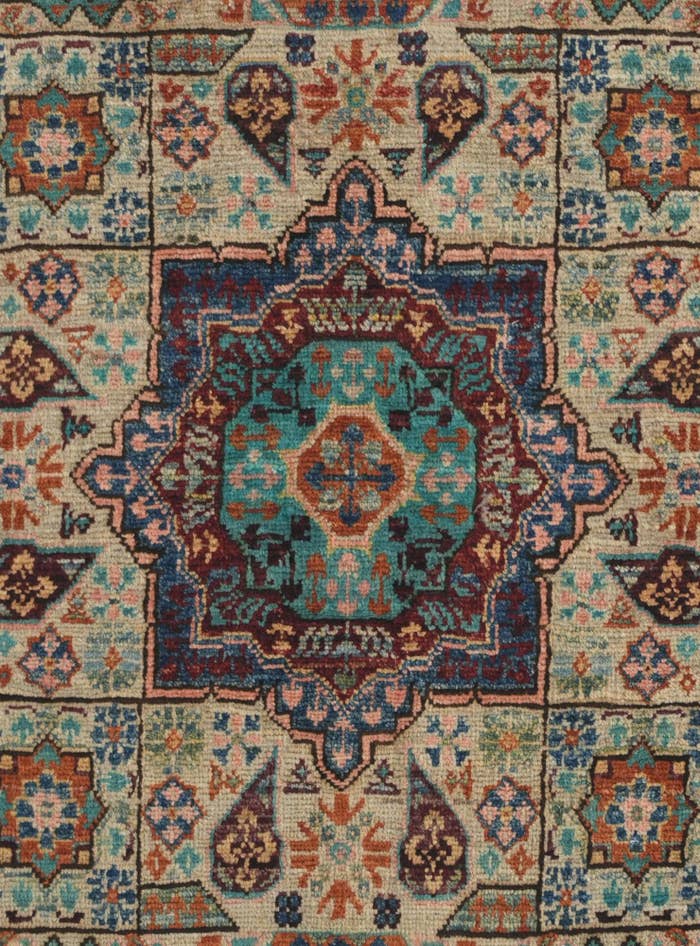 Detail image of 1' 11 x 3' 1 Hand Knotted Mamluk Ziegler Rug