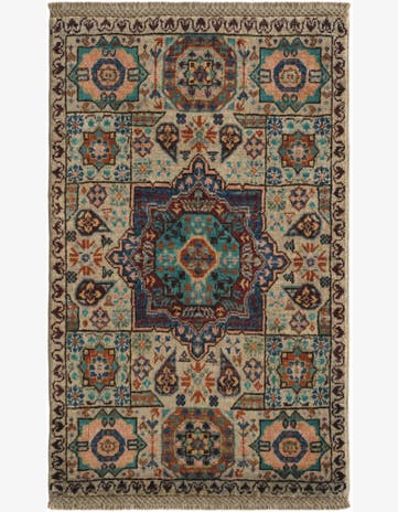 1' 11 x 3' 1 Hand Knotted Mamluk Ziegler Rug