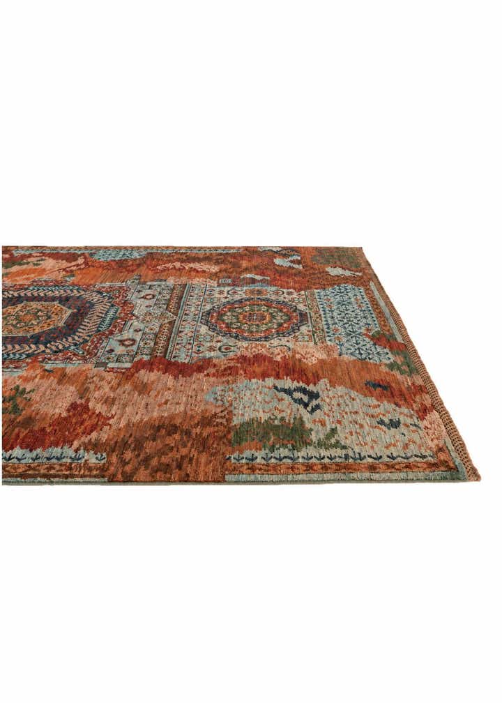 5' 1 x 6' 10 Hand Knotted Mamluk Ziegler Rug