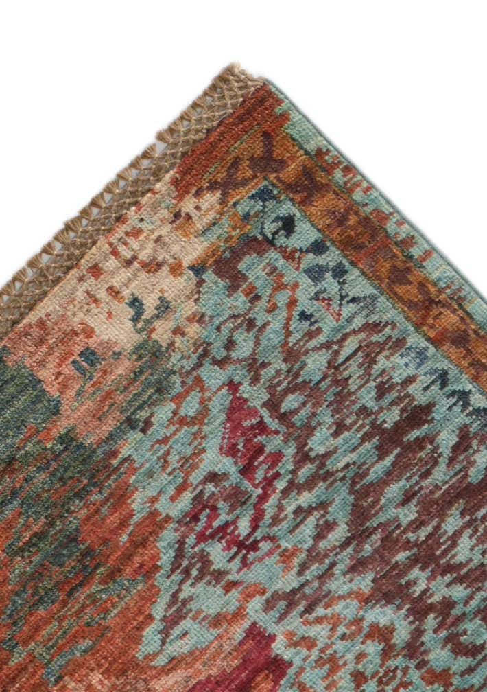5' 1 x 6' 10 Hand Knotted Mamluk Ziegler Rug