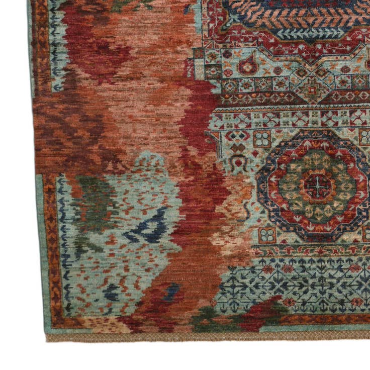 Detail image of 5' 1 x 6' 10 Hand Knotted Mamluk Ziegler Rug