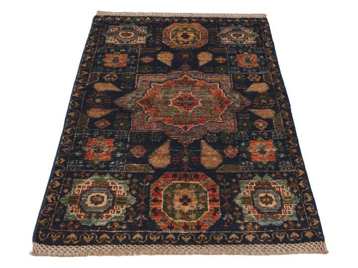 2' x 2' 11 Hand Knotted Mamluk Ziegler Rug