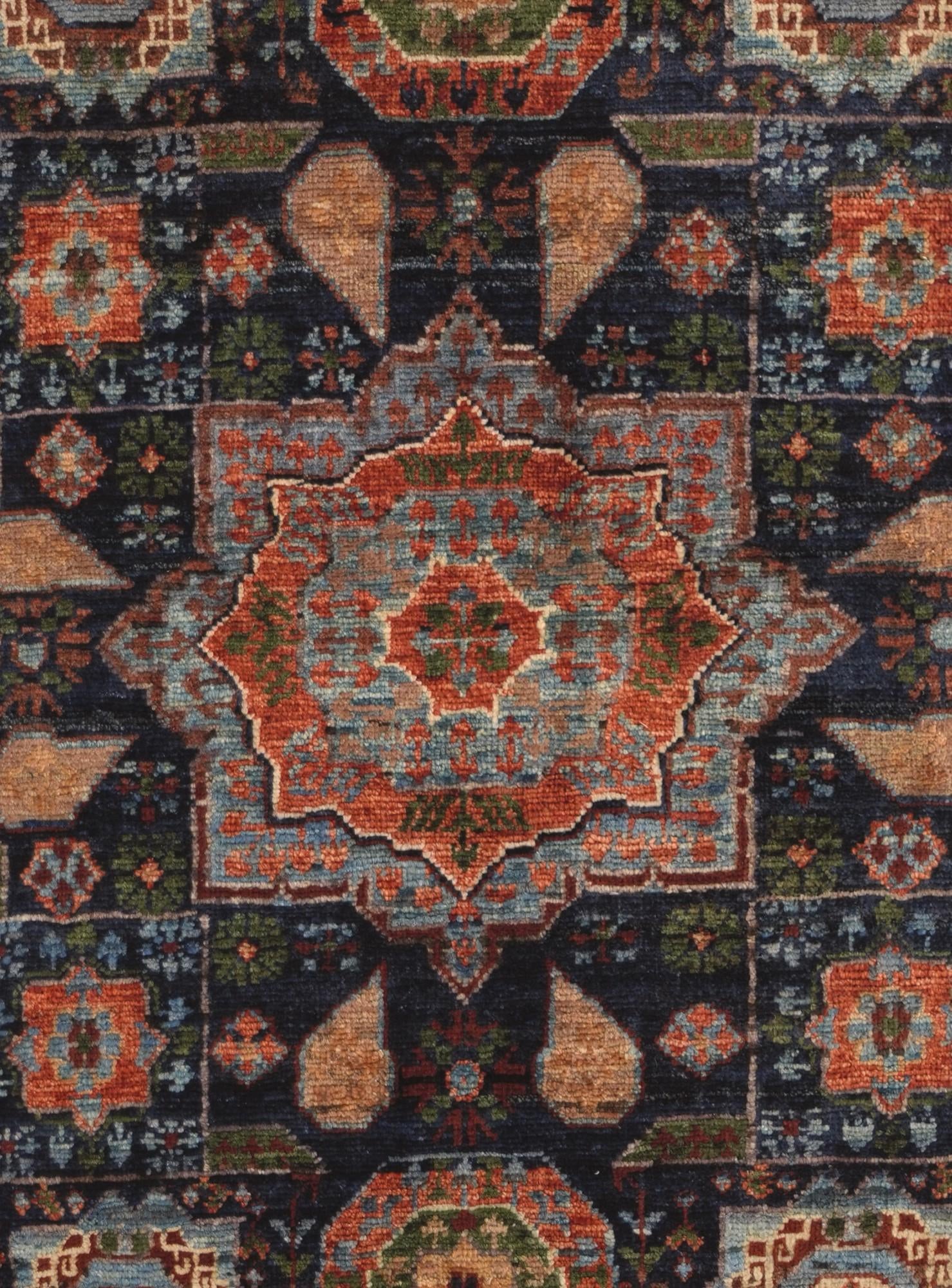 2' x 2' 11 Hand Knotted Mamluk Ziegler Rug
