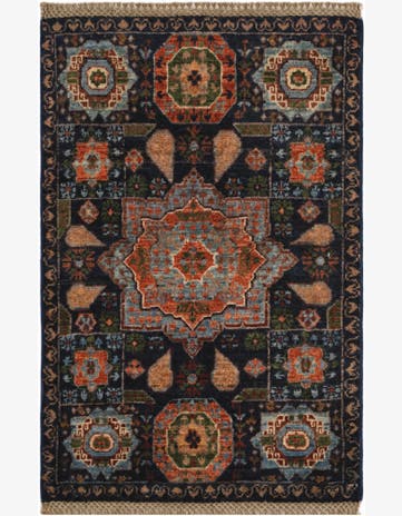 2' x 2' 11 Hand Knotted Mamluk Ziegler Rug