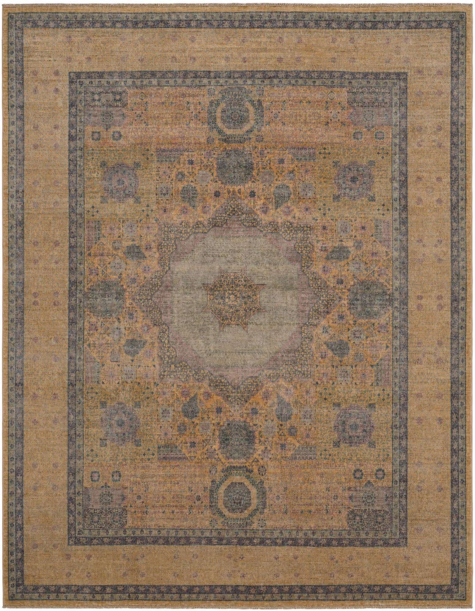 8' 4 x 10' 5 Hand Knotted Mamluk Ziegler Rug