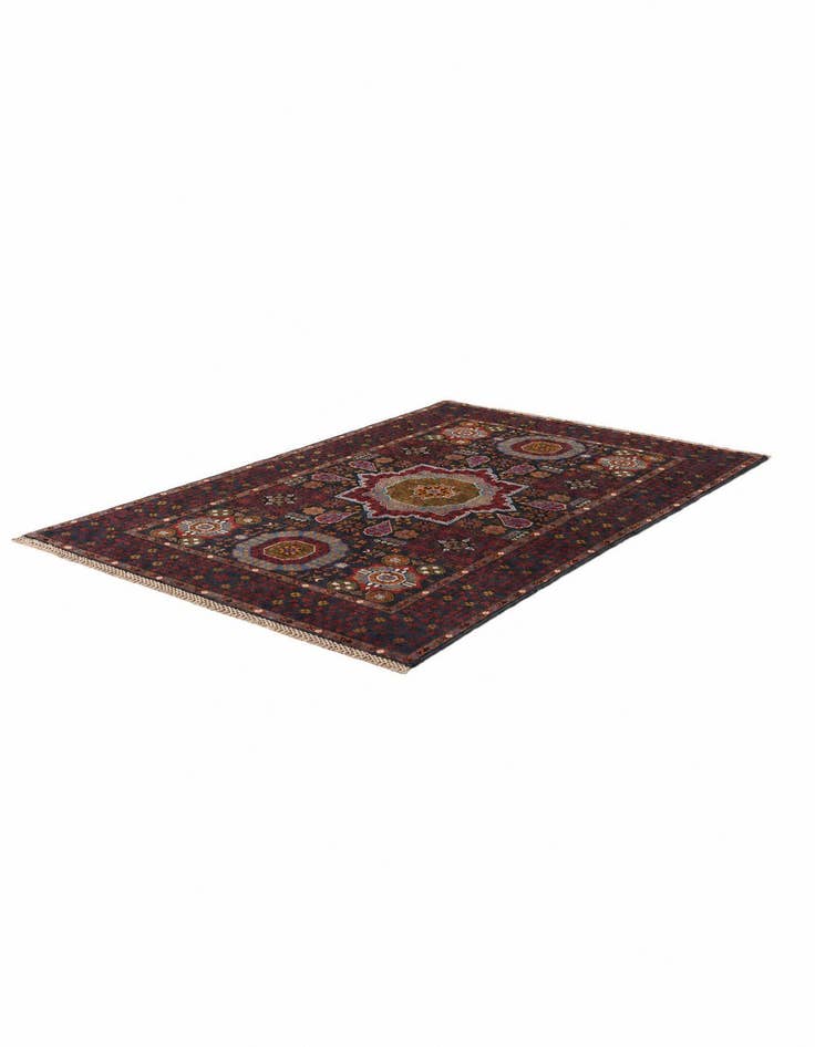 Detail image of 3' 3 x 4' 11 Hand Knotted Mamluk Ziegler Rug