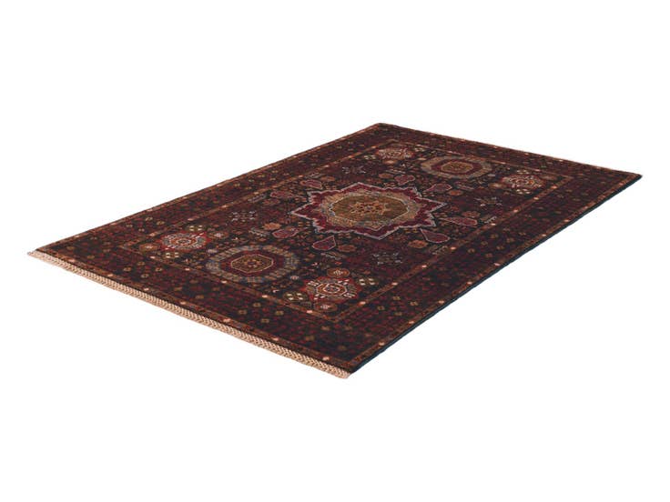 Detail image of 3' 3 x 4' 11 Hand Knotted Mamluk Ziegler Rug