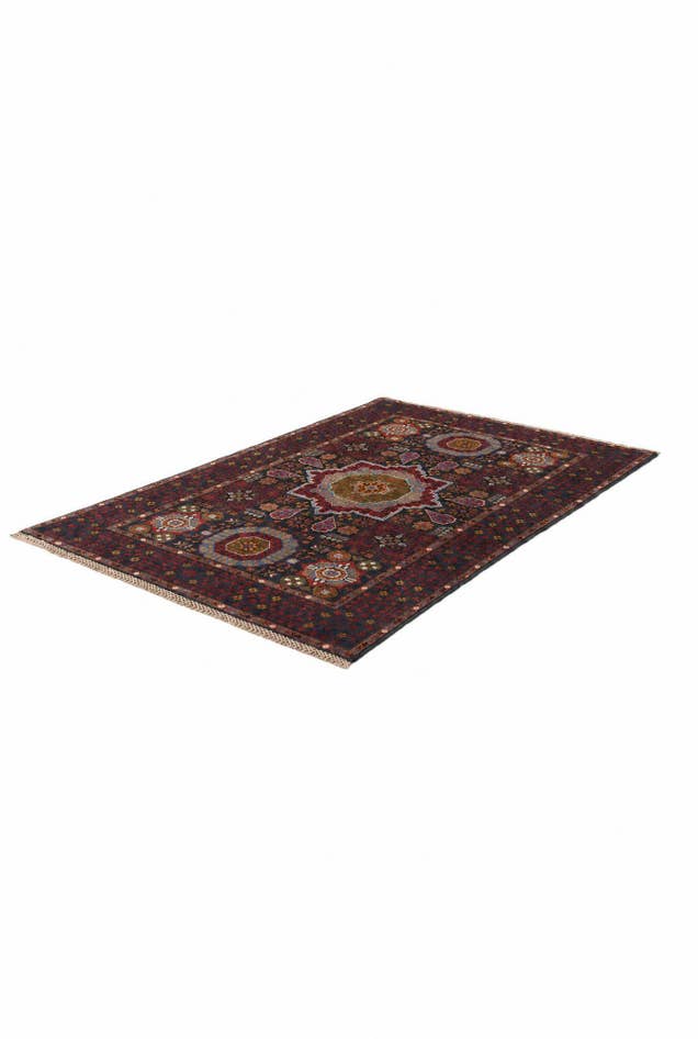 Detail image of 3' 3 x 4' 11 Hand Knotted Mamluk Ziegler Rug
