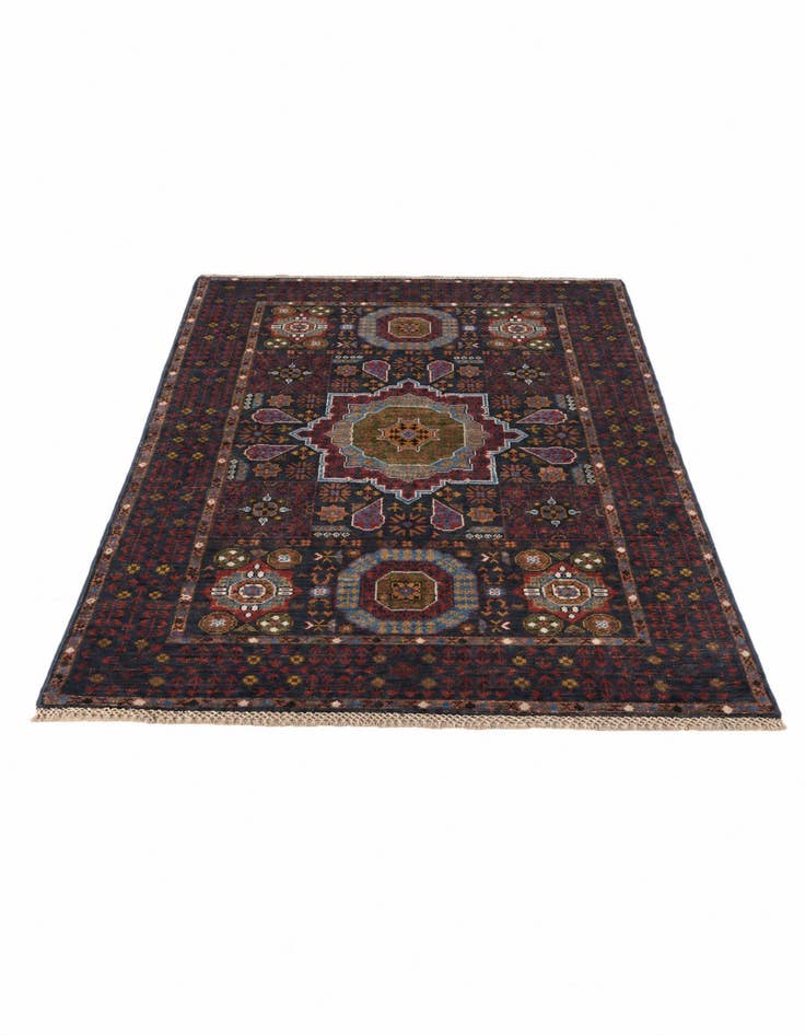 Detail image of 3' 3 x 4' 11 Hand Knotted Mamluk Ziegler Rug