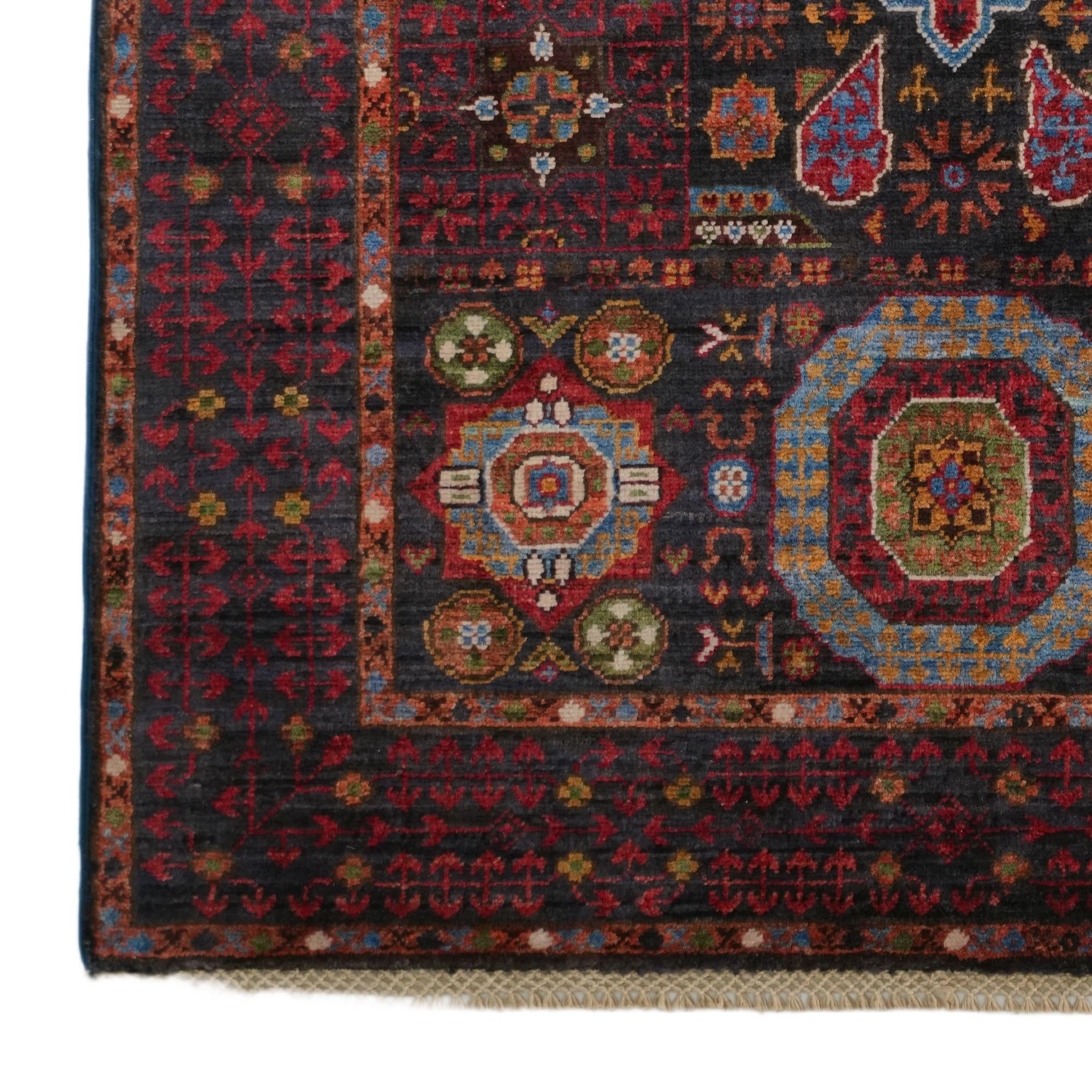 3' 3 x 4' 11 Hand Knotted Mamluk Ziegler Rug